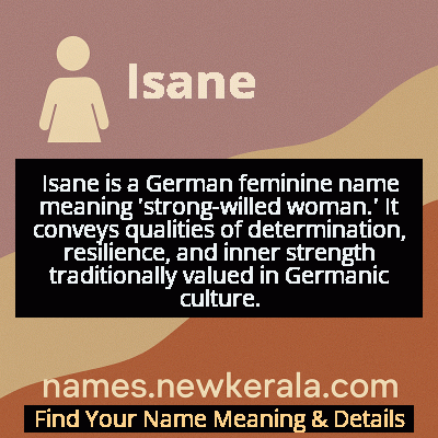 Isane Name Meaning and Origin