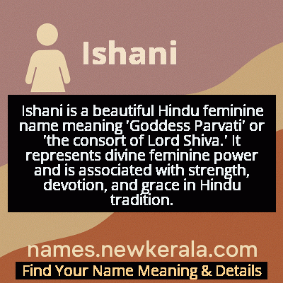 Ishani Name Meaning and Origin