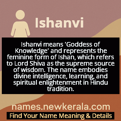 Ishanvi Name Meaning and Origin
