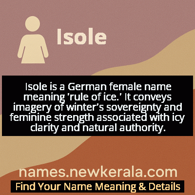 Isole Name Meaning and Origin