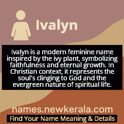Ivalyn Name Meaning and Origin