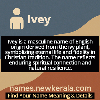 Ivey Name Meaning and Origin