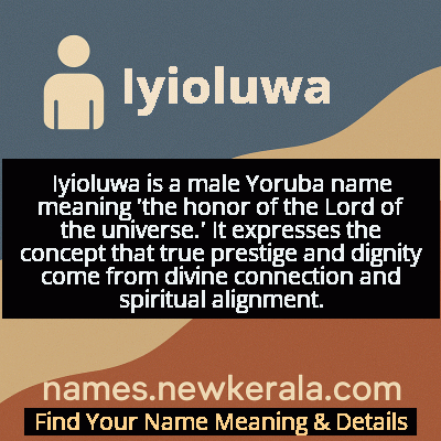Iyioluwa Name Meaning and Origin