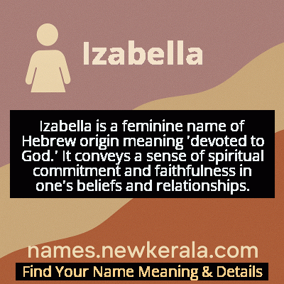 Izabella Name Meaning and Origin