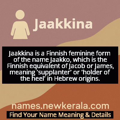Jaakkina Name Meaning and Origin