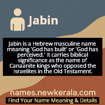Jabin Name Meaning and Origin