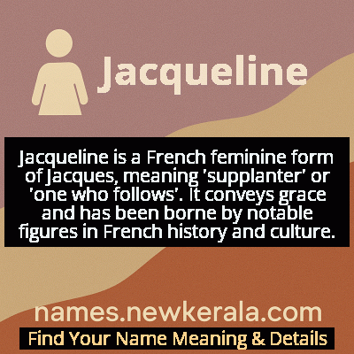 Jacqueline Name Meaning and Origin