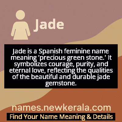 Jade Name Meaning and Origin