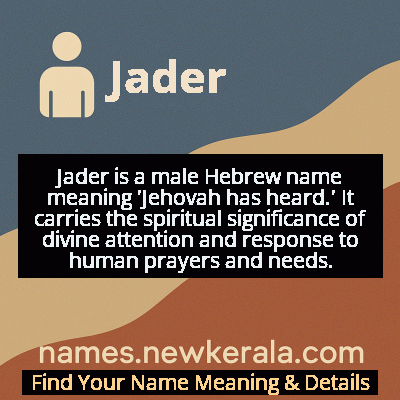 Jader Name Meaning and Origin
