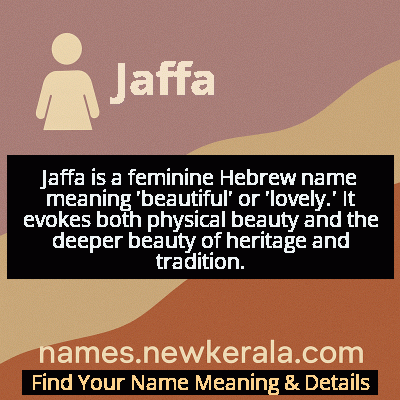 Jaffa Name Meaning and Origin