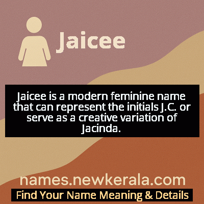 Jaicee Name Meaning and Origin