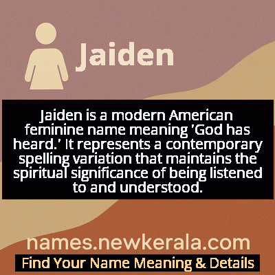 Jaiden Name Meaning and Origin