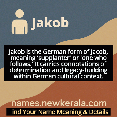 Jakob Name Meaning and Origin