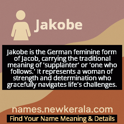 Jakobe Name Meaning and Origin