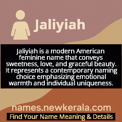 Jaliyiah Name Meaning and Origin