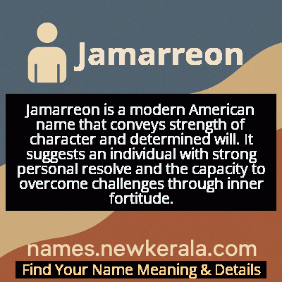 Jamarreon Name Meaning and Origin