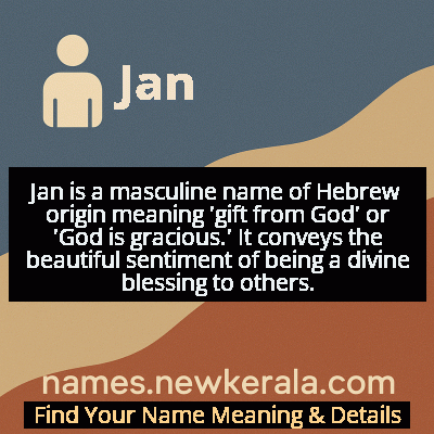 Jan Name Meaning and Origin