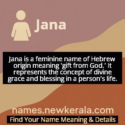 Jana Name Meaning and Origin