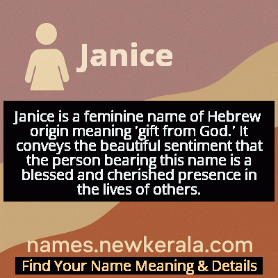 Janice Name Meaning and Origin