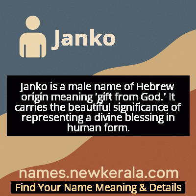 Janko Name Meaning and Origin
