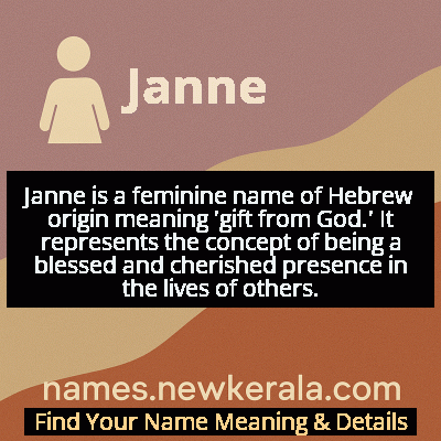 Janne Name Meaning and Origin