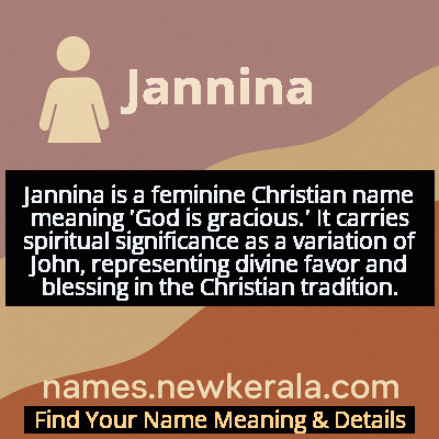 Jannina Name Meaning and Origin