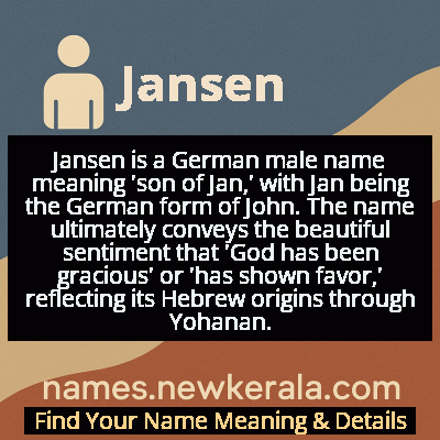 Jansen Name Meaning and Origin
