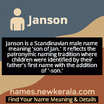 Janson Name Meaning and Origin