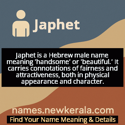 Japhet Name Meaning and Origin
