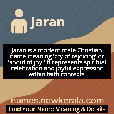 Jaran Name Meaning and Origin
