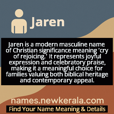 Jaren Name Meaning and Origin