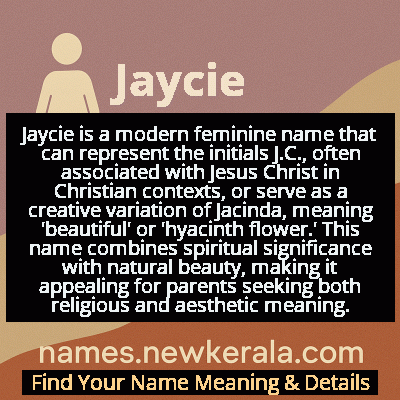 Jaycie Name Meaning and Origin