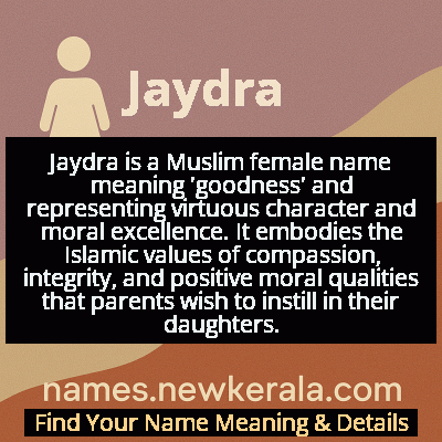 Jaydra Name Meaning and Origin