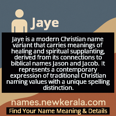 Jaye Name Meaning and Origin