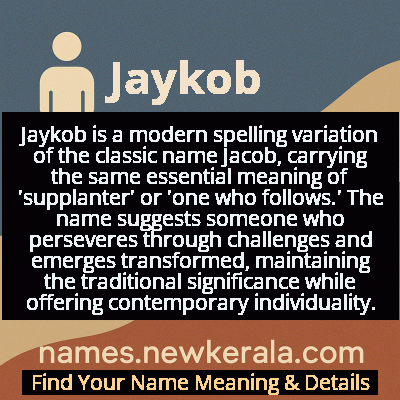 Jaykob Name Meaning and Origin