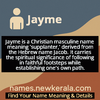 Jayme Name Meaning and Origin