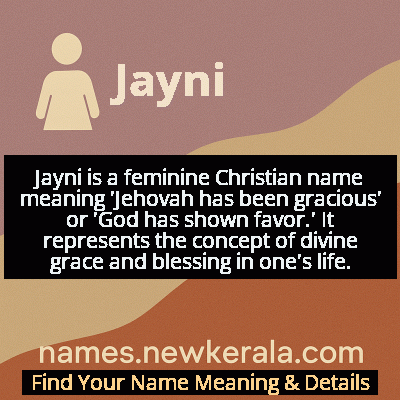 Jayni Name Meaning and Origin