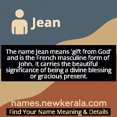 Jean Name Meaning and Origin