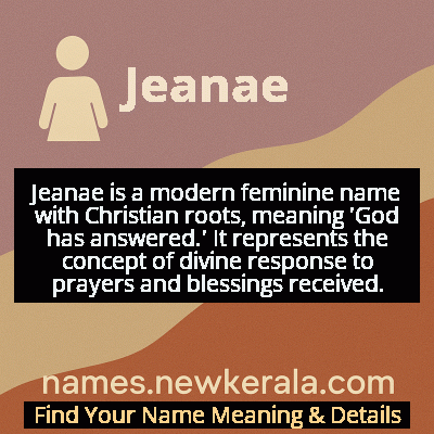Jeanae Name Meaning and Origin