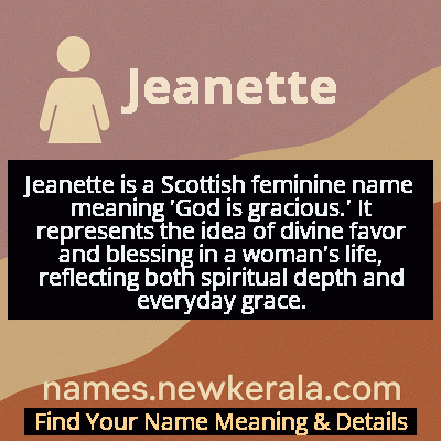 Jeanette Name Meaning and Origin