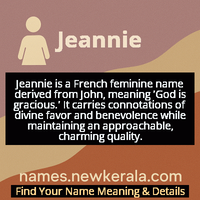 Jeannie Name Meaning and Origin