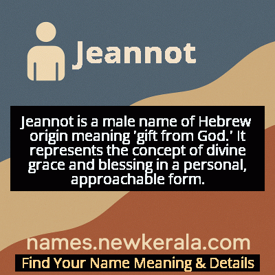 Jeannot Name Meaning and Origin