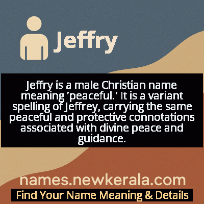 Jeffry Name Meaning and Origin