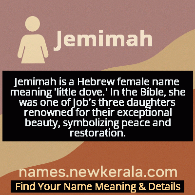 Jemimah Name Meaning and Origin