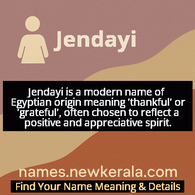 Jendayi Name Meaning and Origin