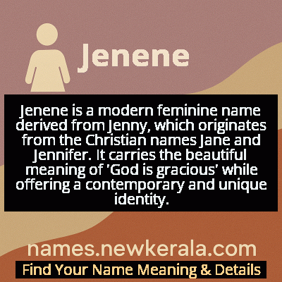 Jenene Name Meaning and Origin