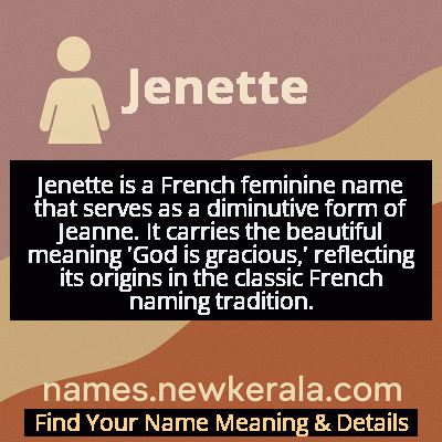 Jenette Name Meaning and Origin