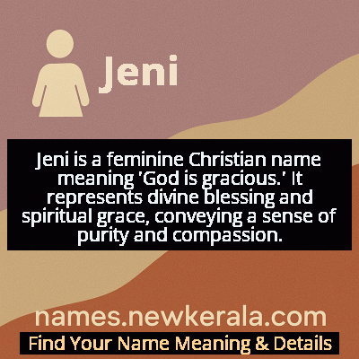 Jeni Name Meaning and Origin