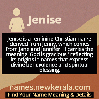Jenise Name Meaning and Origin