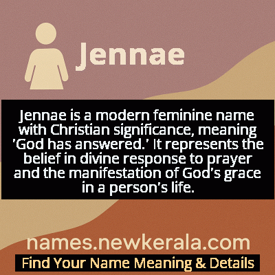 Jennae Name Meaning and Origin